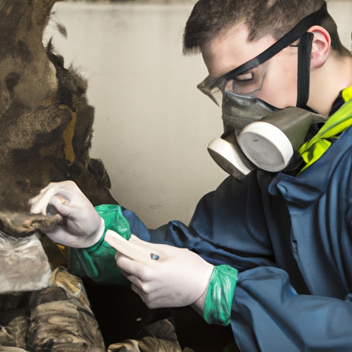 What is involved in a professional mold inspection?